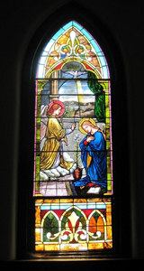 stained glass window