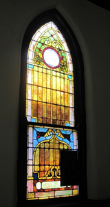 stained glass window