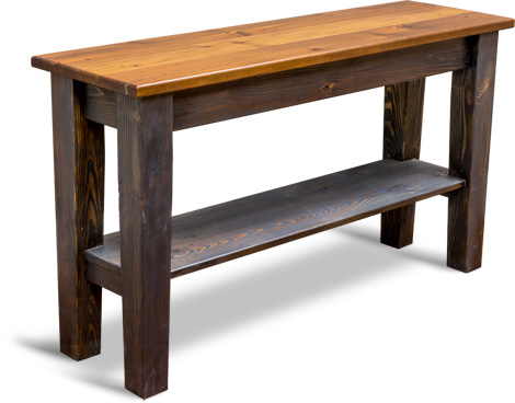 Crossed beam table