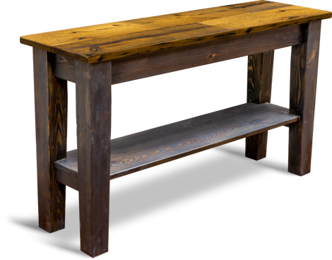 Crossed beam table